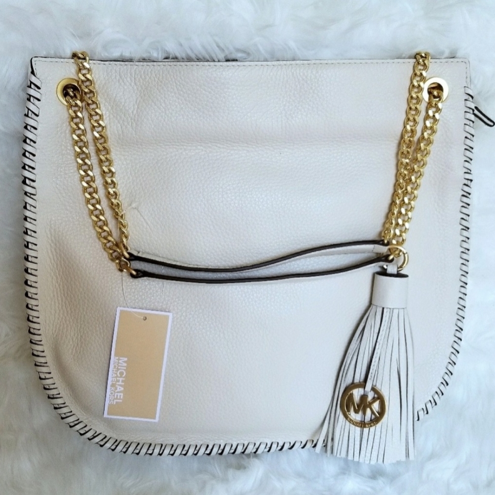 $MICHAEL KORS WHIPPED CHELSEA  LEATHER LARGE